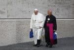 Pope Francis and then-Bishop You arriving for a session of the Synod of Bishops on young people in 2018. Photo: CNS/Paul Haring
