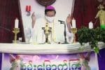 Bishop John Hsane Hgyi celebrates a Mass in December 2020. File photo UCAN/supplied