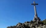 A large cross above the mausoleum where the tomb of former Spanish dictator, Francisco Franco, was located in the Valley of the Fallen near Madrid before it was exhumed in 2019. Photo: CNS /Emilio Naranjo, pool via Reuters