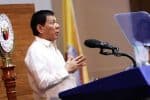 Philippine president, Rodrigo Duterte, during his State of the Nation Address on July 26. Photo: UCAN/Richard Madelo