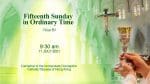 Fifteenth Sunday in Ordinary Time.  Cathedral of the Immaculate Conception, Hong Kong, Sunday, July ...