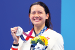 Haughey hopes that her medals will inspire young people to persevere. Photo: Reuters