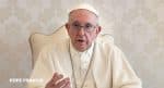 Pope Francis in a video capture from a public service campaign for Covid-19 vaccines. Photo: CNS Screenshot/courtesy Ad Council)