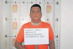 The mug shot of Jonel Nuezca. Photo: UCAN/courtesy of Paniqui Municipal Police Station