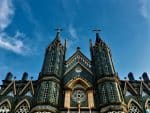 The Attur Church or St. Lawrence Shrine Minor Basilica Church, in Karkala, Karnataka, India. Photo: Kavya Suvarna on Unsplash