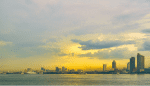 The city shoreline of Manila Bay. Photo: Robi Gallardo