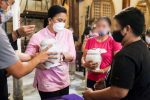 Philippine vice president, Leni Robredo attends the blessing and turnover of the cremated remains of some drug war victims to their families in Manila, on October 20. Photo: UCAN/courtesy of the Office of the Vice President
