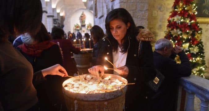 Bethlehem at Christmas: Tell the world we have joy
