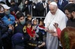 Stop this shipwreck of civilisation, pope pleads on Lesbos