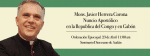 Links to live broadcast of ordination of Monsignor Javier Herrera Corona, at midnight HKT [April 24]