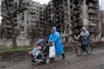 ‘Smell of sheep’ in Ukraine is scorched homes and death, chaplain says