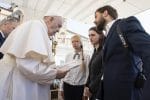 Wives of soldiers in Mariupol ask pope to help save their husbands