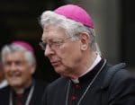 Bishop Lucas Van Looy of Ghent, Belgium, was among 21 new cardinals named by Pope Francis May 29, 2022. Bishop Van Looy is pictured in a Oct. 14, 2015, photo. (CNS photo/Paul Haring)