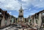 Bombs hit two churches in Myanmar