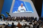 Pope Francis arrives for congress in Kazakhstan