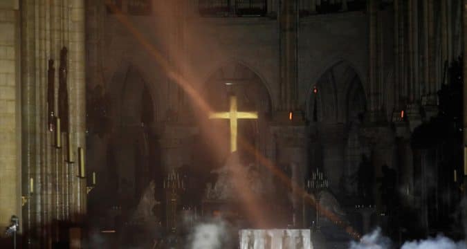Notre Dame cathedral four years after the fire