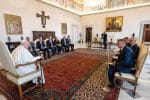 Pope writing Laudato Si’ part two, calls for upholding of rule of law
