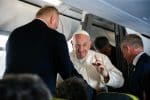 Pope responds to questions about abuse, health