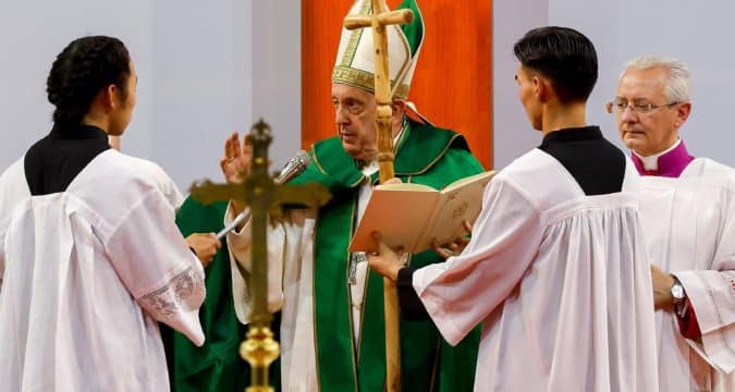 Jesus is the answer to human longing, pope says at Mass in Mongolia