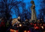 Kyiv’s cathedral damaged in drone attack as Ukraine marks Holomodor genocide