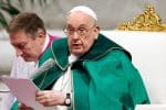 Amid ‘barrage’ of words online and off, listen to God’s word, pope says