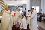 Bishop Li ordains Bishop Wu on January 31. Photo: UCAN/Bishops’ Conference of the Catholic Church in China