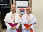 Cardinal Stephen and Bishop Ha in Singapore with Hong Kong delegation