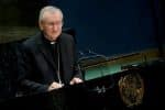 Ending poverty, arms race and regulating AI are key priorities, cardinal tells UN