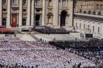 Poor and powerful pray for eternal repose of ‘a pope among the people’