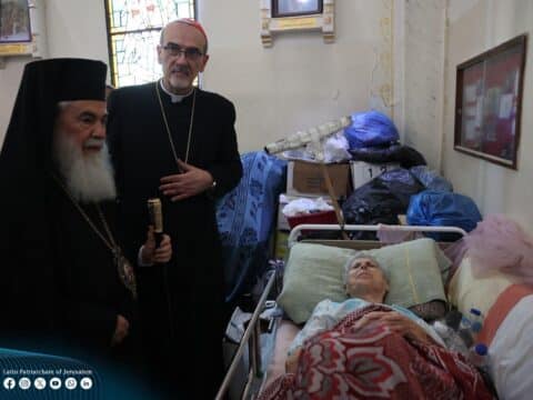 Pope calls for end to ‘barbarity’ after attack against Gaza church 