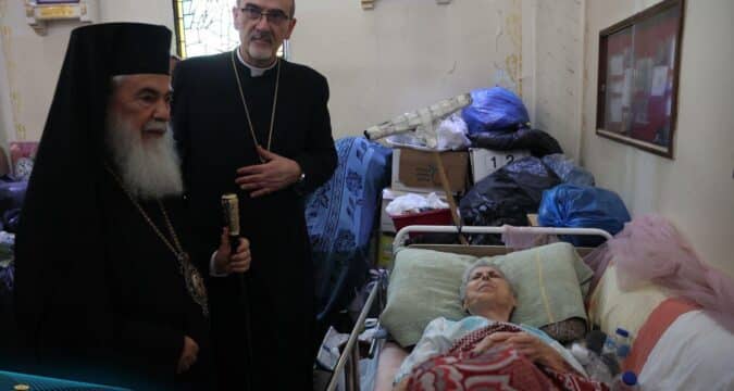 Pope calls for end to ‘barbarity’ after attack against Gaza church