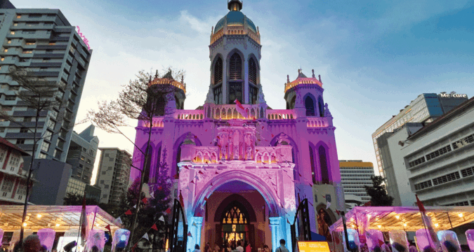 Singapore churches share faith in night festival Singapore churches share faith in night festival