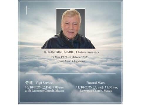 Claretian Father Mario Bonfaini passes away