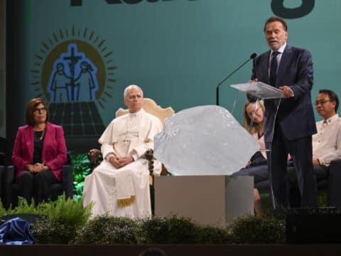 World must come together to fight climate change, Pope Leo says