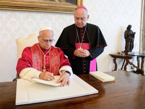 Pope Leo signs first apostolic exhortation, Dilexi te