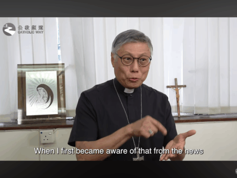 Cardinal Stephen speaks about fire at Wang Fuk Court