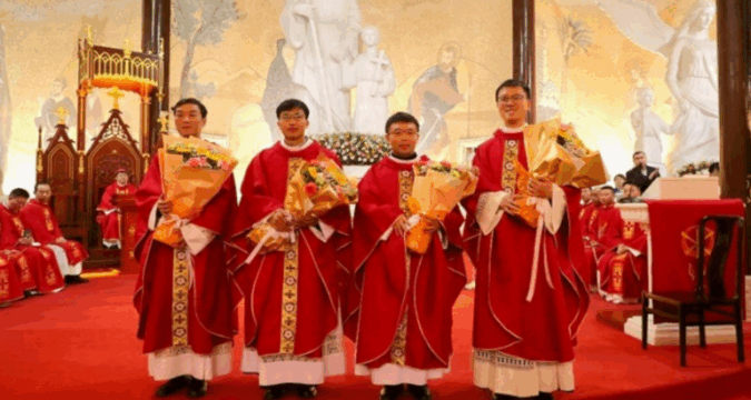 Four priests ordained for Diocese of Guizhou Four priests ordained for Diocese of Guizhou