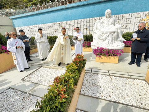 Newly-blessed Garden of Hope honours the departed Newly-blessed Garden of Hope honours the departed