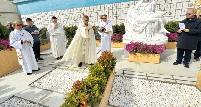 Newly-blessed Garden of Hope honours the departed Newly-blessed Garden of Hope honours the departed