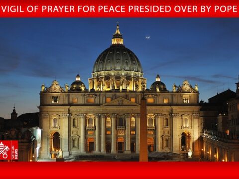 April 11 2026, Prayer Vigil for Peace – Pope Leo XIV