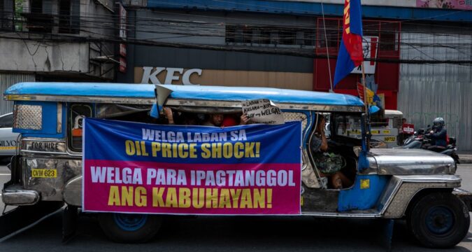 Oil sticker shock exposes cost of war on Philippine poor Oil sticker shock exposes cost of war on Philippine poor