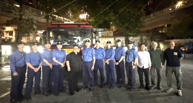 Fire drill at St. Joseph’s