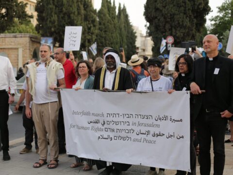 Interfaith peace march in Jerusalem counters rising violence and division