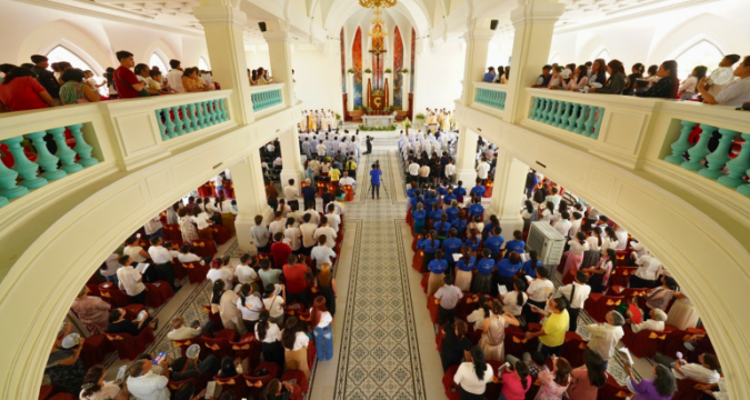 Largest modern church dedicated in Phnom Penh Largest modern church dedicated in Phnom Penh