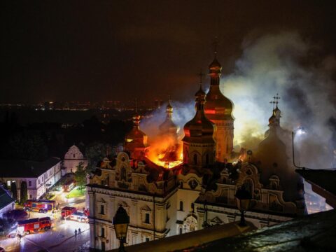 Russian attack on Kyiv cathedral condemned 