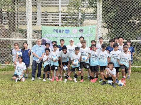 Summer soccer project empowers the displaced 