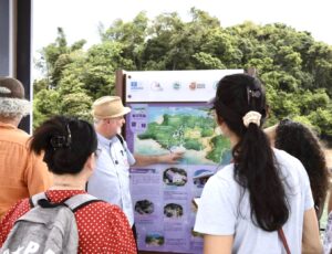 German-speaking community exploring Yim Tin Tsai