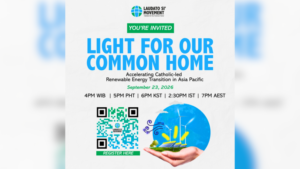 Catholic groups to launch Asia-Pacific renewable energy initiative