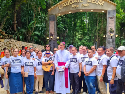 Tree park inaugurated in Cebu as model for Catholic climate action