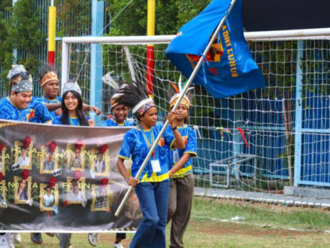 Jesuit students from across Indonesia gather to make some noise